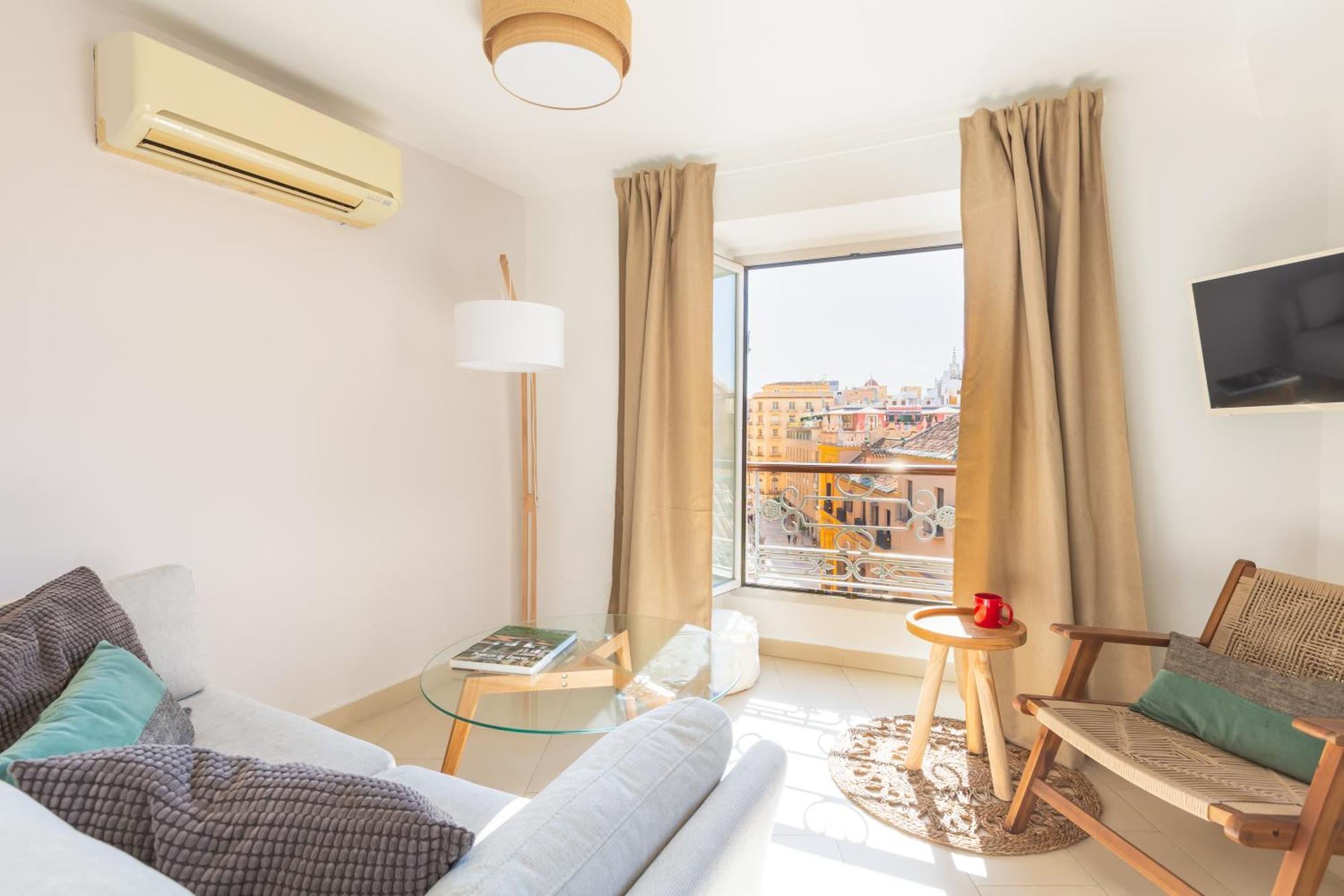 말라가 Balcon De La Catedral 아파트 외부 사진
